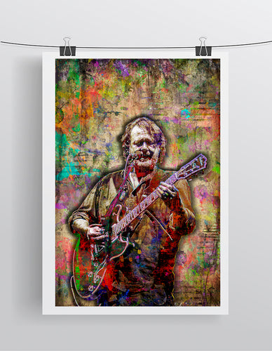 John Bell of Widespread Panic Poster, John Bell Gift, John Bell Tribute Fine Art