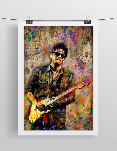 John Mayer Poster, John Mayer Portrait Gift, John Mayer Tribute Fine Art
