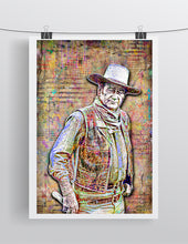 John Wayne Poster, John Wayne The Duke Tribute Fine Art