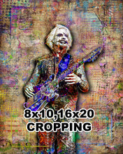 John 5 Poster, John 5 Guitar Tribute Fine Art Poster