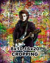 John Mayer Poster, John Mayer Colorful Gift, John Mayer Tribute Fine Art