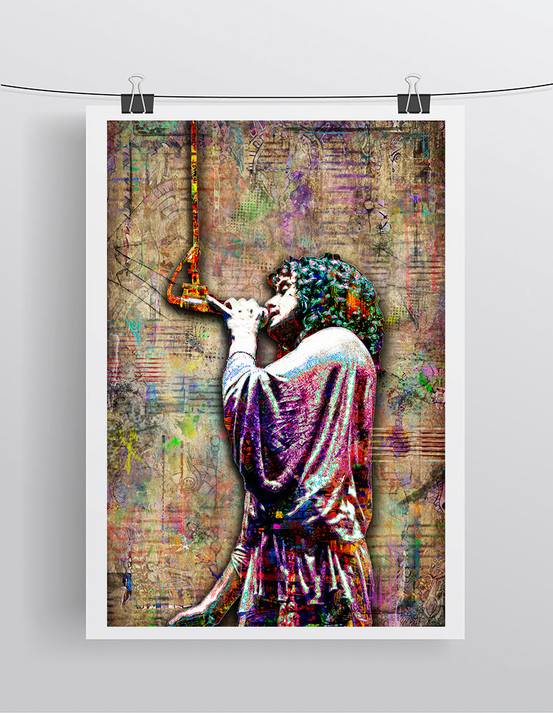 Jon Anderson of YES Poster, Yes Tribute Fine Art