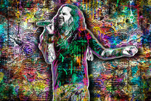 Jonathan Davis of KORN Poster, K.O.R.N. Colorful Print Gift, Korn Tribute Fine Art