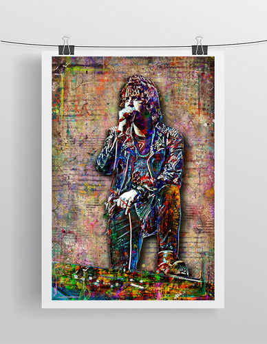 Julian Casablancas of The Strokes Poster, The Strokes Tribute Fine Art