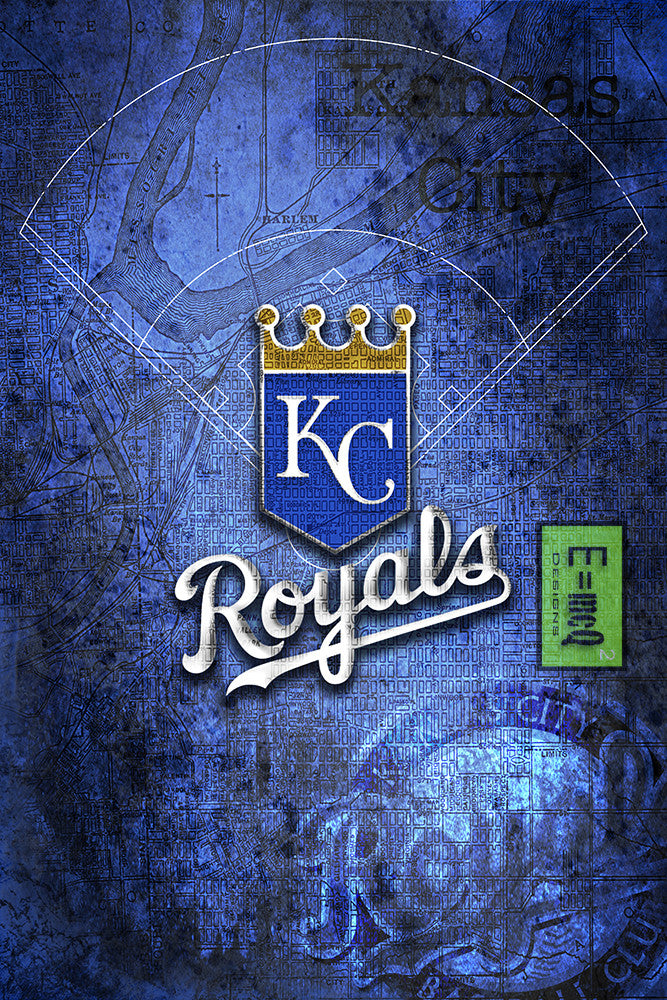 Kansas City Royals Poster, Kansas City Royals Artwork Gift, KC
