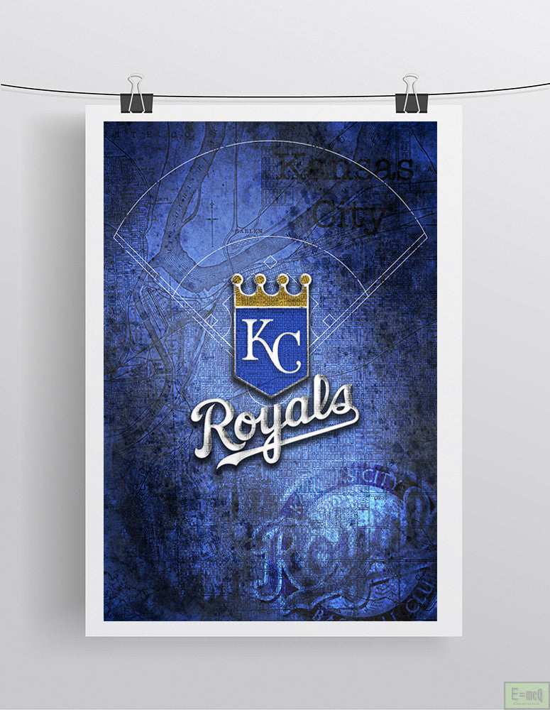 Kansas City Royals Poster, Kansas City Royals Artwork Gift, KC Royals –  McQDesign
