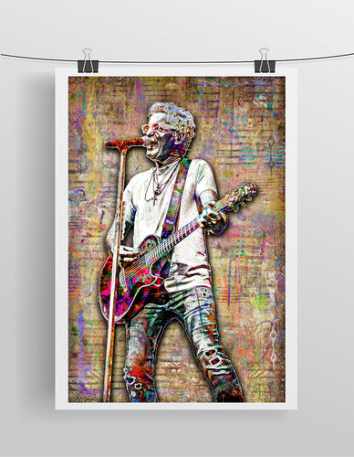 Kevin Cronin of REO Speedwagon Poster, R.E.O. Speedwagon Tribute Fine Art