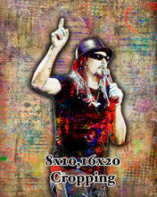 Kid Rock Poster, Kid Rock Gift, Kid Rock Colorful Layered Tribute Fine Art
