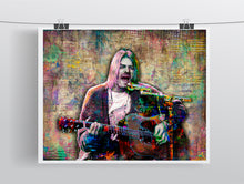 Kurt Cobain Poster,  Kurt Cobain and Nirvana 3 Tribute Fine Art