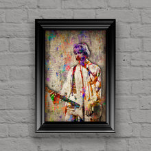 Kurt Cobain Poster, Gift, Kurt Cobain and Nirvana Tribute Fine Art