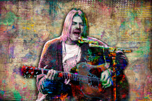 Kurt Cobain Poster,  Kurt Cobain and Nirvana 3 Tribute Fine Art
