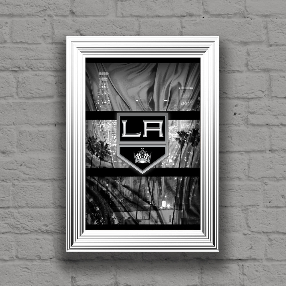 Los Angeles Kings Vintage Style Canvas Print Nhl Ice Hockey 