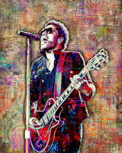 Lenny Kravitz Poster, Lenny Kravitz Portrait Gift, Lenny Kravitz Colorful Layered Tribute Fine Art