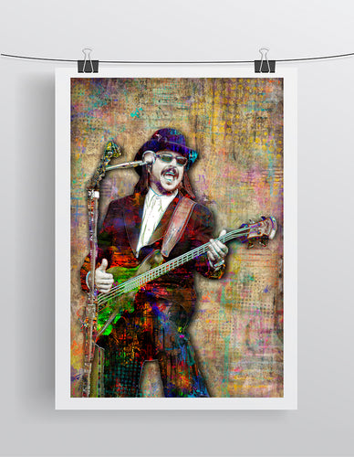 Les Claypool Poster, Primus Print, Les Claypool Tribute Fine Art
