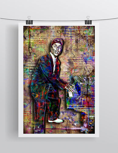 Little Richard Poster, Little Richard Rock N' Roll Tribute Pop Print Fine Art