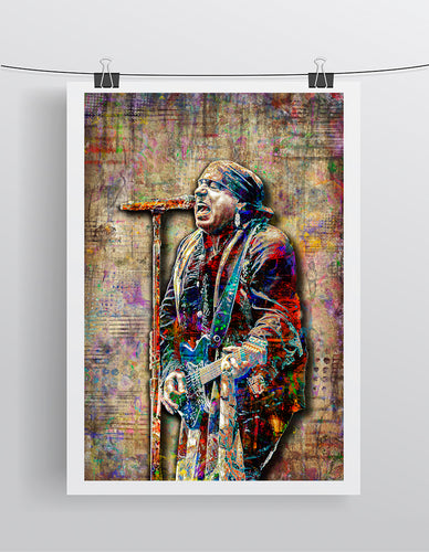 Little Steven Van Zandt Poster, E Street Band Gift, Bruce Springsteen Tribute Fine Art