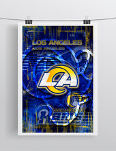 Los Angeles Rams Football Poster, LA Rams Print, RAMS NFL Gift