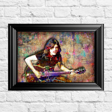 Malcolm Young Poster, Malcolm Young of AC/DC Gift, Malcolm Young Color ...