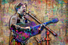 Mumford and Sons Poster, Marcus Mumford Tribute Fine Art