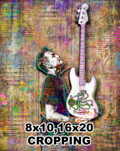 Mark Hoppus of Blink 182 Poster, Blink 182 Tribute Fine Art