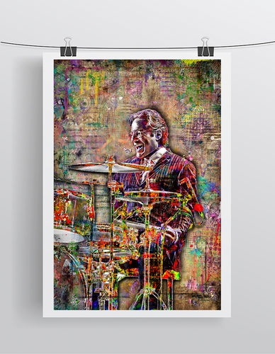 Max Weinberg Poster, Bruce Springsteen And The E Street Band Tribute Fine Art
