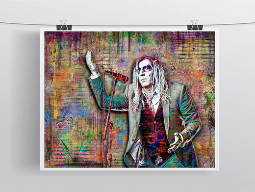 Maynard James Keenan TOOL 2 Poster, Tool Print Gift, Maynard James Keenan Tribute Fine Art