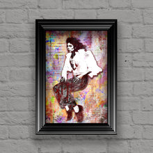Michael Jackson Poster, Michael Jackson Gift, Michael The King of Pop Colorful Layered Tribute Fine Art