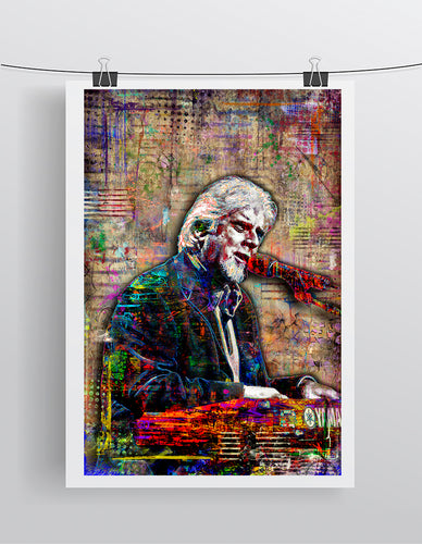 Michael McDonald Poster, Doobie Brothers Pop Art Tribute Fine Art Poster