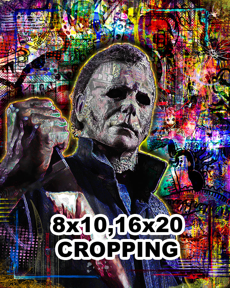 Michael Myers "Halloween" Pop Poster, Halloween Horror Fine Art – McQDesign