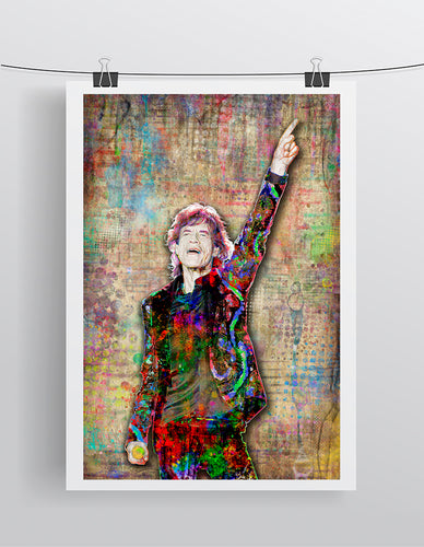 Fine Art Prints & Pop Art Prints – Tagged Mick Jagger Art – McQDesign