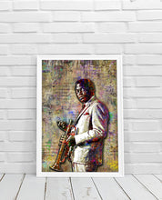 Miles Davis Poster, Miles Davis Jazz Tribute Fine Art