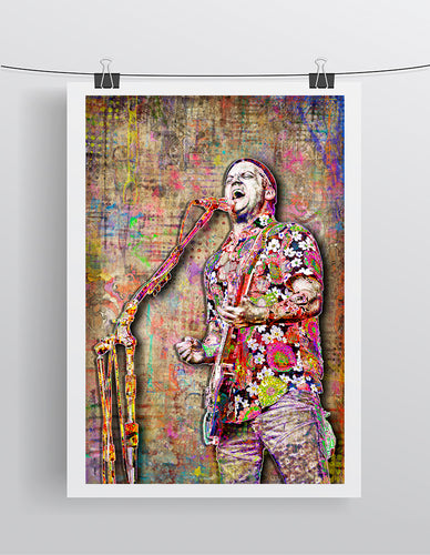 Isaac Brock of Modest Mouse Poster, Modest Mouse Tribute Fine Art