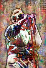 Morrissey of Smiths Poster, Morrissey Gift, Morrissey Colorful Layered Tribute Fine Art