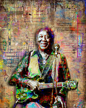 Muddy Waters Blues Poster, Muddy Waters Tribute Fine Art