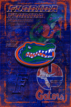 Florida Gators Poster, University of Florida Gift, Gators Man Cave, Florida Print