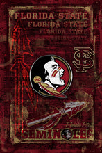 Florida State Seminoles Poster, Florida State Gift, Seminoles Man Cave, Florida State Print, FSU
