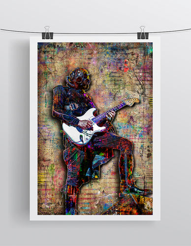 Ghost Nameless Ghoul Poster, Nameless Ghoul Pop 4 Gift, Ghost Tribute Fine Art