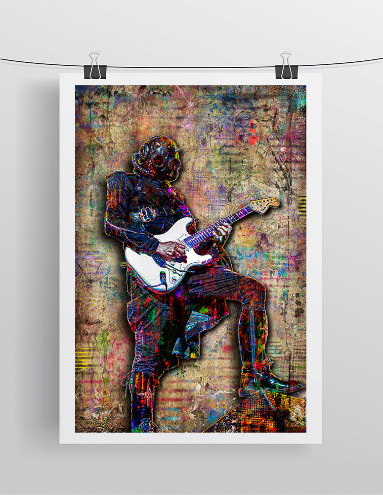 Ghost Nameless Ghoul Poster, Nameless Ghoul Pop 4 Gift, Ghost Tribute Fine Art