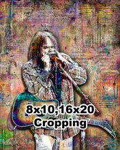 Neil Young Poster, Neil Young Pop 2 Gift, Neil Young Tribute Fine Art