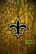 New Orleans Saints Sports Poster, New Orleans SAINTS Artwork, Saints in front of New Orleans Map, Saints Man Cave Gift