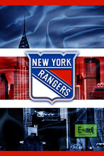 New York Rangers Hockey Poster, New York Rangers Print, NY Rangers Man Cave Art