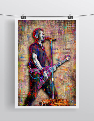 Nick Hexum of 311 Poster, 311 Tribute Fine Art