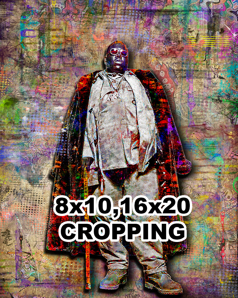 Notorious B.I.G. Poster, Biggie Smalls Print Fine Art – McQDesign