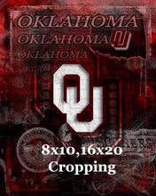 Oklahoma Poster, University of Oklahoma Gift, OU Man Cave, Sooners Print
