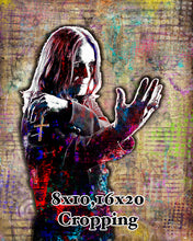 Ozzy Osbourne Poster, Ozzy Pop 3 Portrait Gift, Ozzy Black Sabbath Fine Pop Art