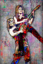 Ozzy Osbourne and Randy Rhoads Poster, Ozzy & Randy Gift, Ozzy Tribute Fine Pop Art