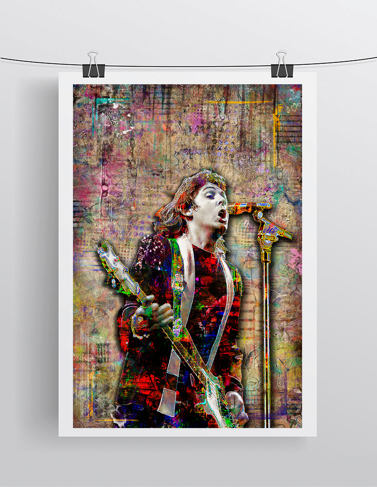 Paul McCartney Poster, Paul of Wings And The Beatles Gift, Sir