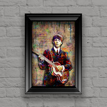 Paul McCartney Poster, The Beatles Gift, Paul McCartney Tribute Fine Art