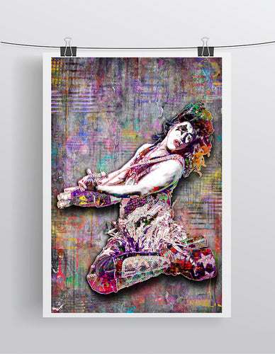 Paul Stanley of KISS Poster, Kiss Tribute Fine Art