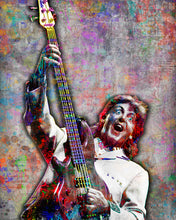 Paul McCartney Poster, Paul of The Beatles Gift, Sir Paul Colorful Layered Tribute Fine Art
